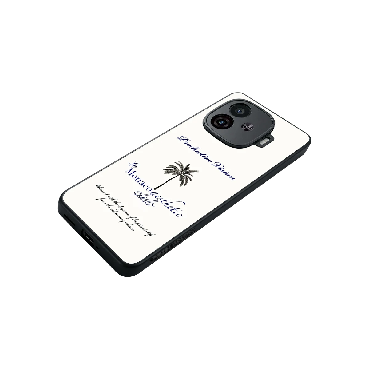 Monaco Aesthetic stylish phone case for iqoo neo 10r 5g | glossy glass and slim fit