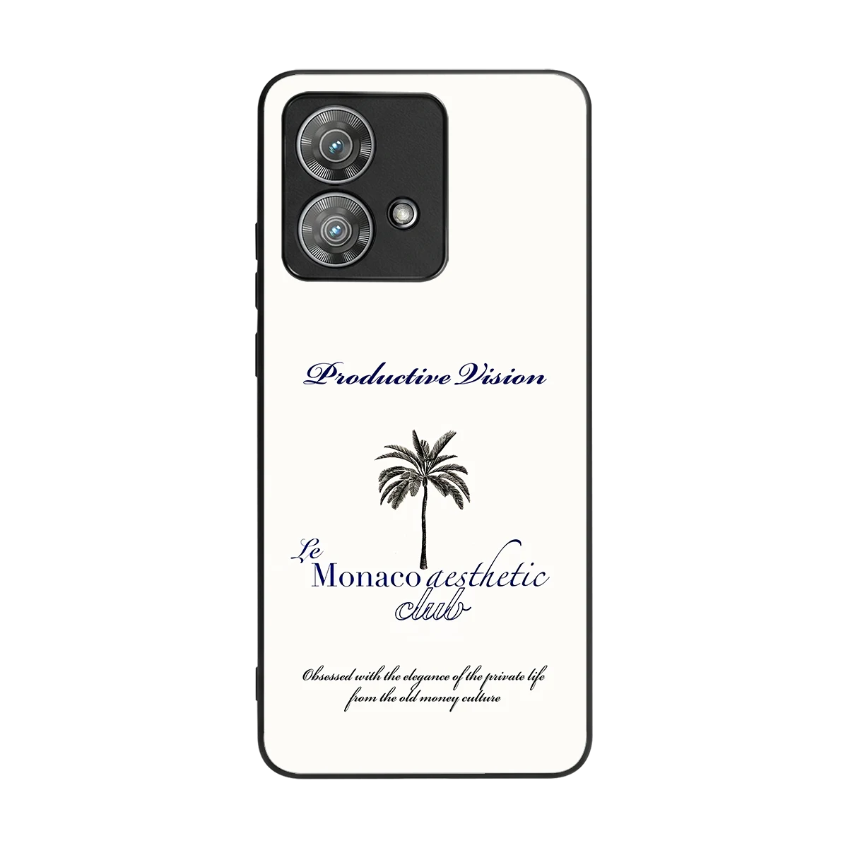 Monaco Aesthetic back phone cover | glass case for motorola edge 40 neo 5g
