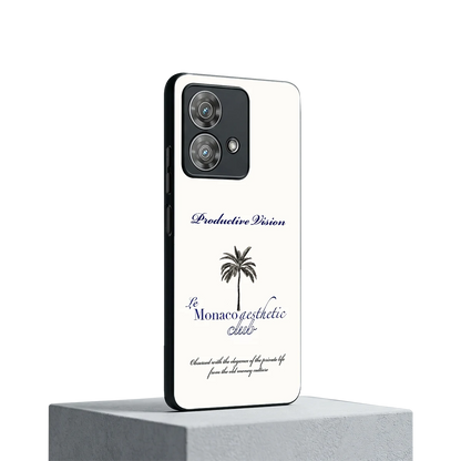 Monaco Aesthetic motorola edge 40 neo 5g mobile cover | shockproof glass phone case