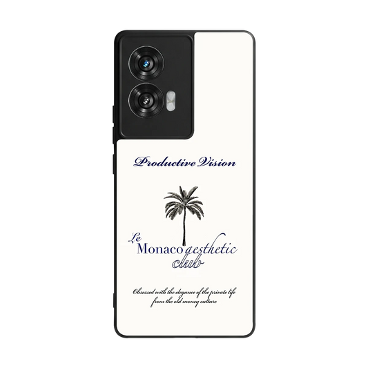Monaco Aesthetic back phone cover | glass case for motorola edge 50 fusion