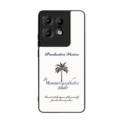 Monaco Aesthetic back phone cover | glass case for motorola edge 50 pro