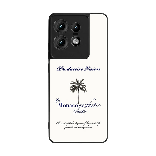 Monaco Aesthetic back phone cover | glass case for motorola edge 50 pro