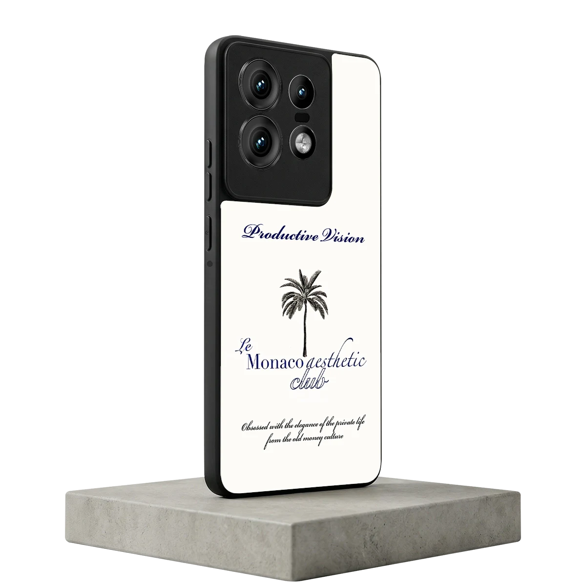 Monaco Aesthetic motorola edge 50 pro mobile cover | shockproof glass phone case