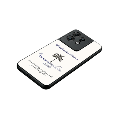 Monaco Aesthetic stylish phone case for motorola edge 50 pro | glossy glass and slim fit