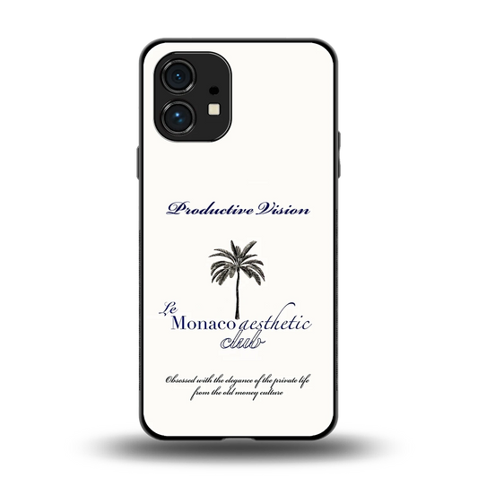 Monaco Aesthetic back phone cover | glass case for nothing phone 1