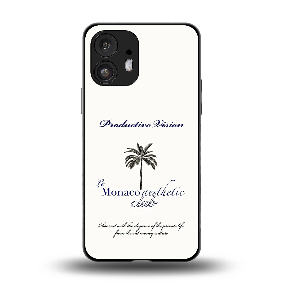 Monaco Aesthetic back phone cover | glass case for nothing phone 2