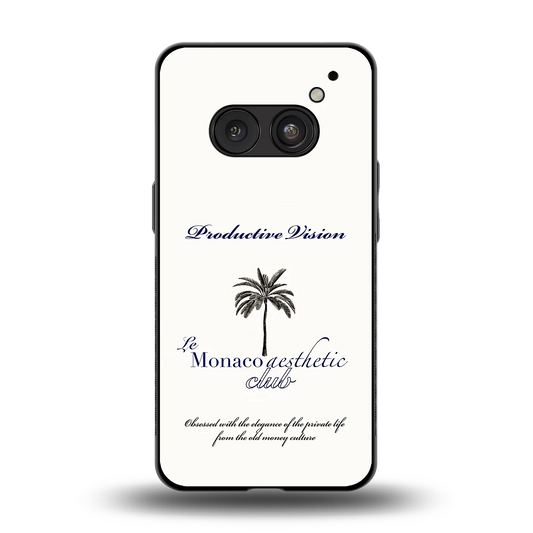 Monaco Aesthetic back phone cover | glass case for nothing phone 2a