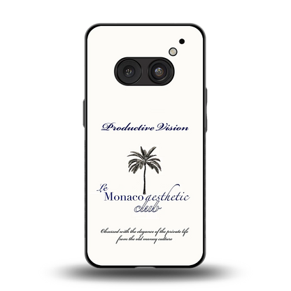 Monaco Aesthetic back phone cover | glass case for nothing phone 2a plus