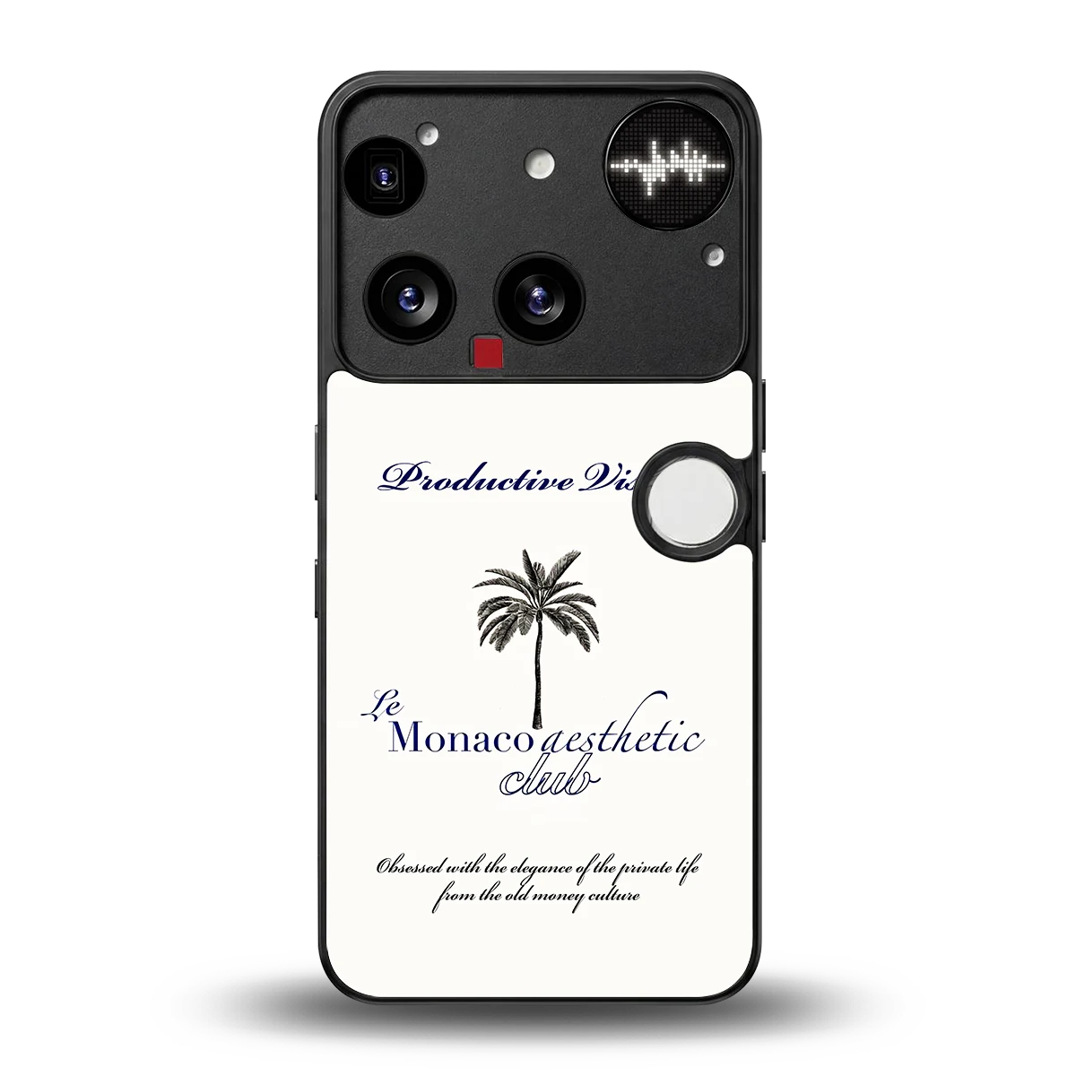 Monaco Aesthetic back phone cover | glass case for nothing phone 3