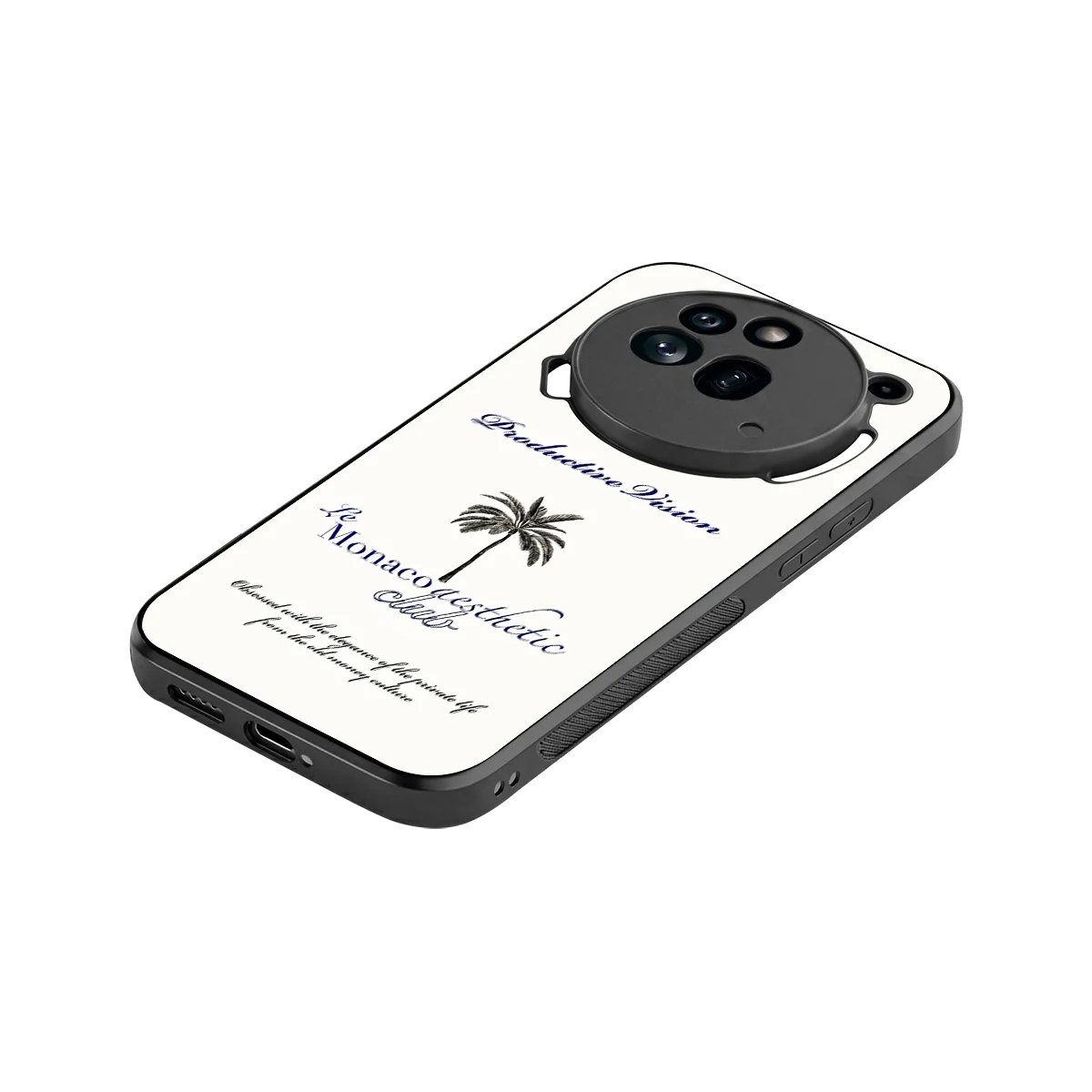Monaco Aesthetic stylish phone case for nothing phone 3a pro | glossy glass and slim fit