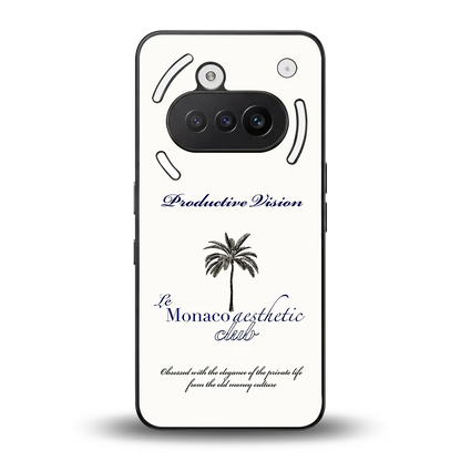 Monaco Aesthetic back phone cover | glass case for nothing phone 3a