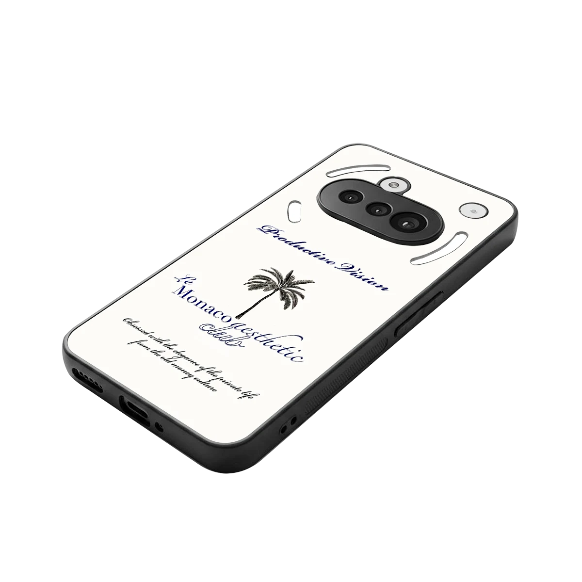 Monaco Aesthetic stylish phone case for nothing phone 3a | glossy glass and slim fit