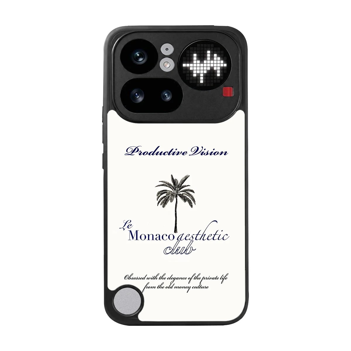 Monaco Aesthetic back phone cover | glass case for nothing phone 4a pro