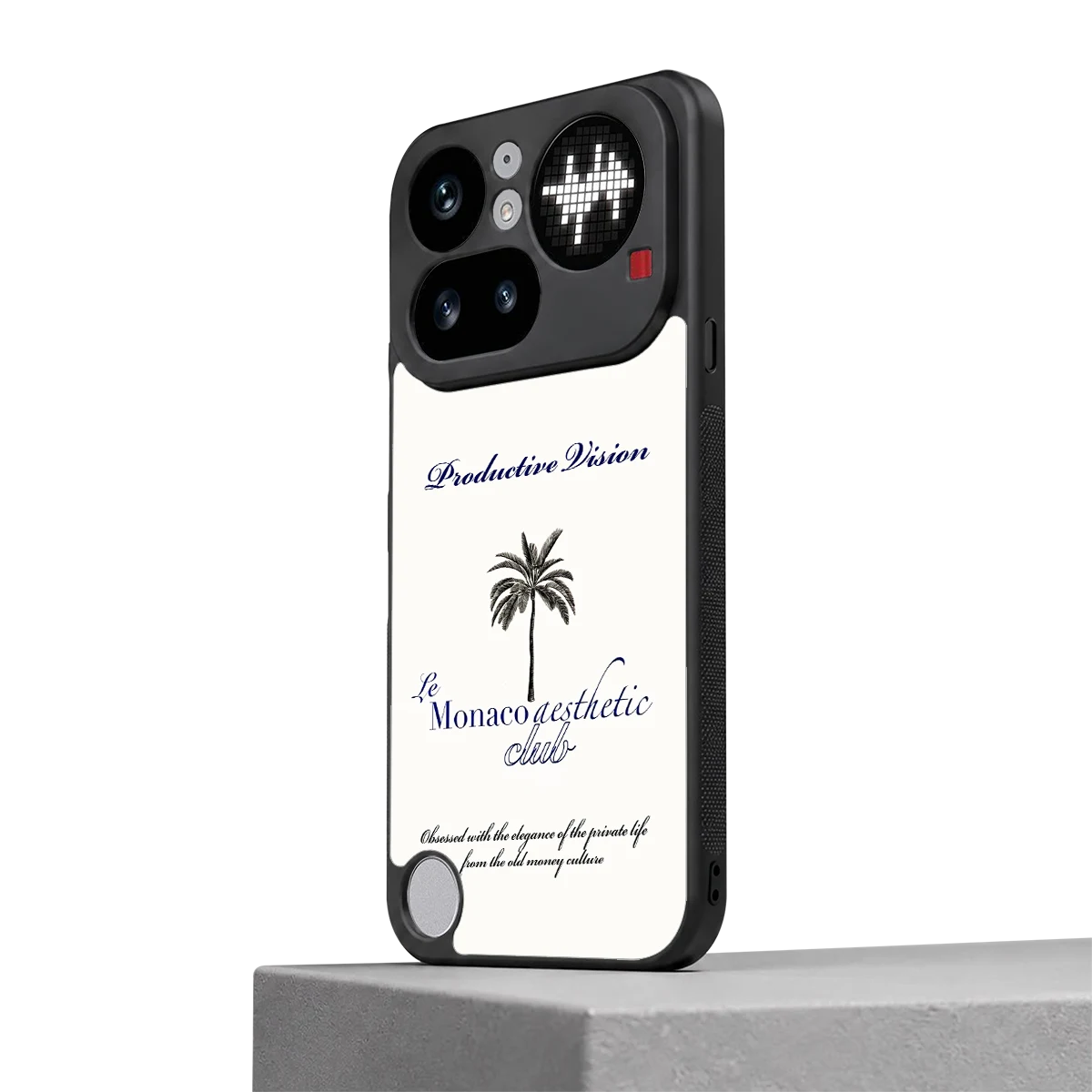 Monaco Aesthetic nothing phone 4a pro mobile cover | shockproof glass phone case