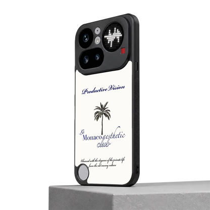 Monaco Aesthetic nothing phone 4a pro mobile cover | shockproof glass phone case