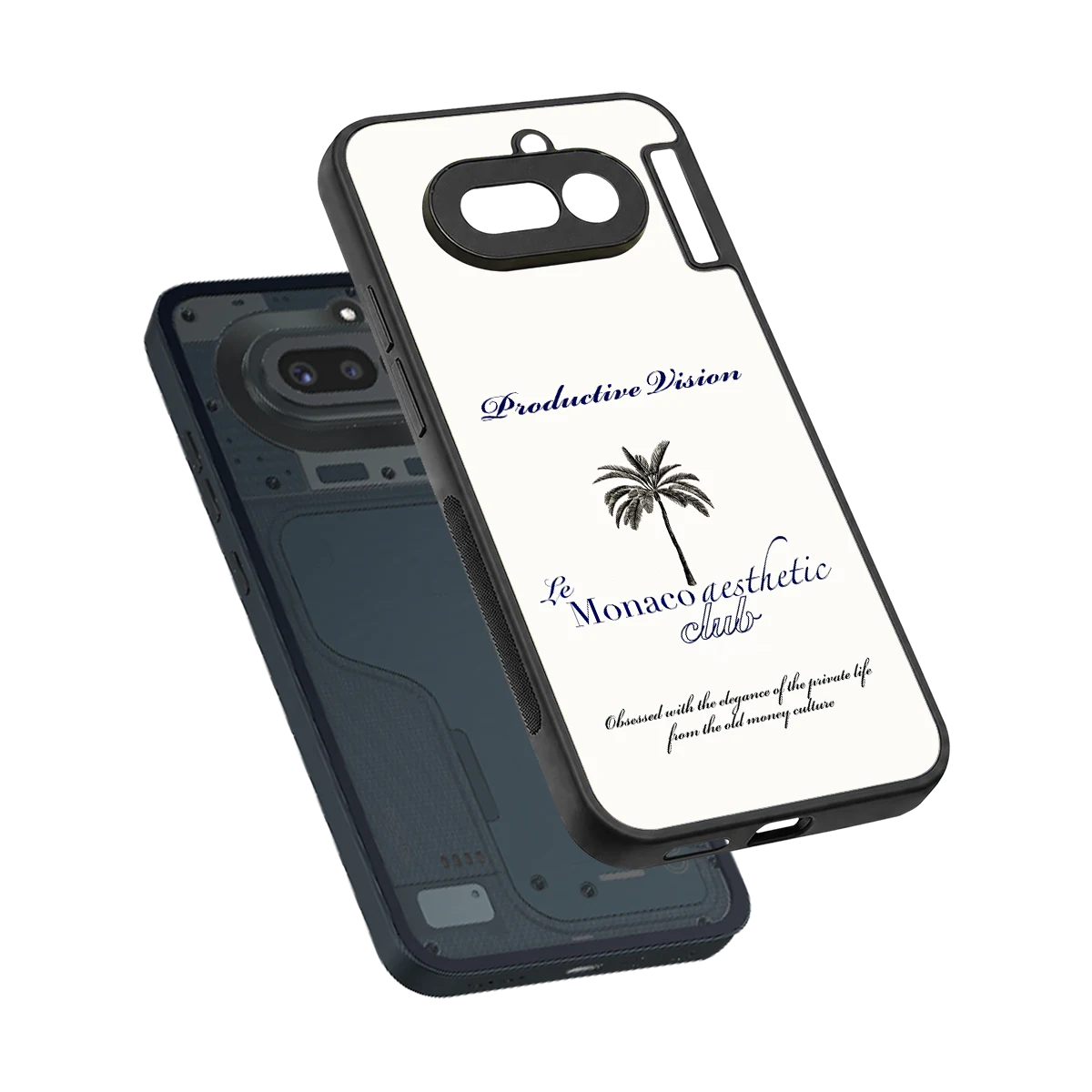 Monaco Aesthetic sleek nothing phone 4a cover with tempered glass back and TPU edges