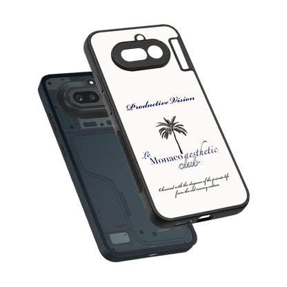 Monaco Aesthetic sleek nothing phone 4a cover with tempered glass back and TPU edges