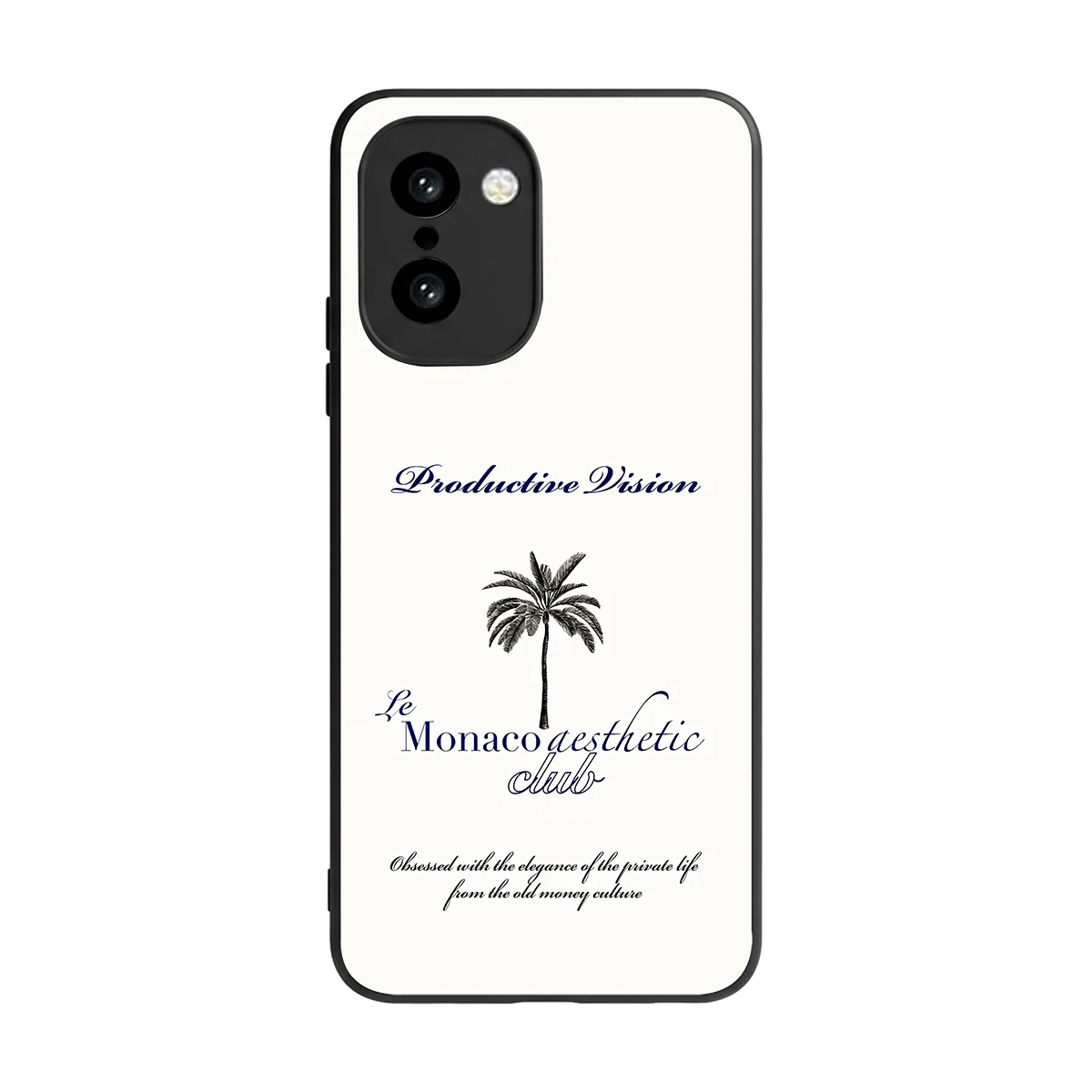 Monaco Aesthetic back phone cover | glass case for oneplus 15r