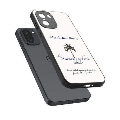 Monaco Aesthetic sleek oneplus 15r cover with tempered glass back and TPU edges
