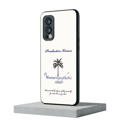 Monaco Aesthetic oneplus nord 2 mobile cover | shockproof glass phone case