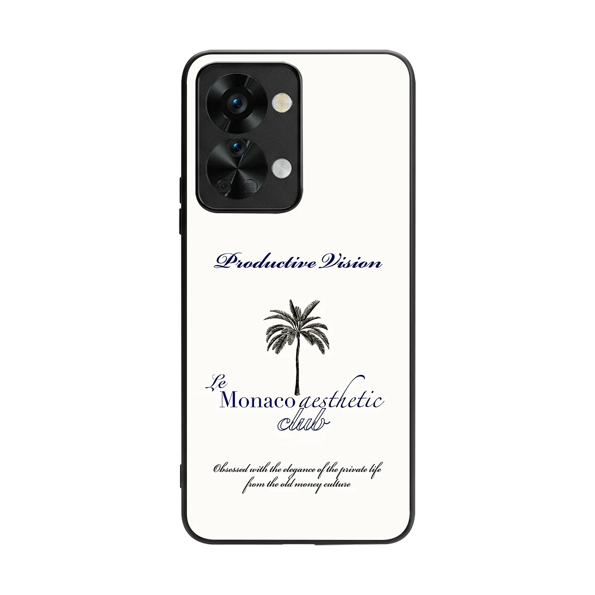 Monaco Aesthetic back phone cover | glass case for oneplus nord 2t