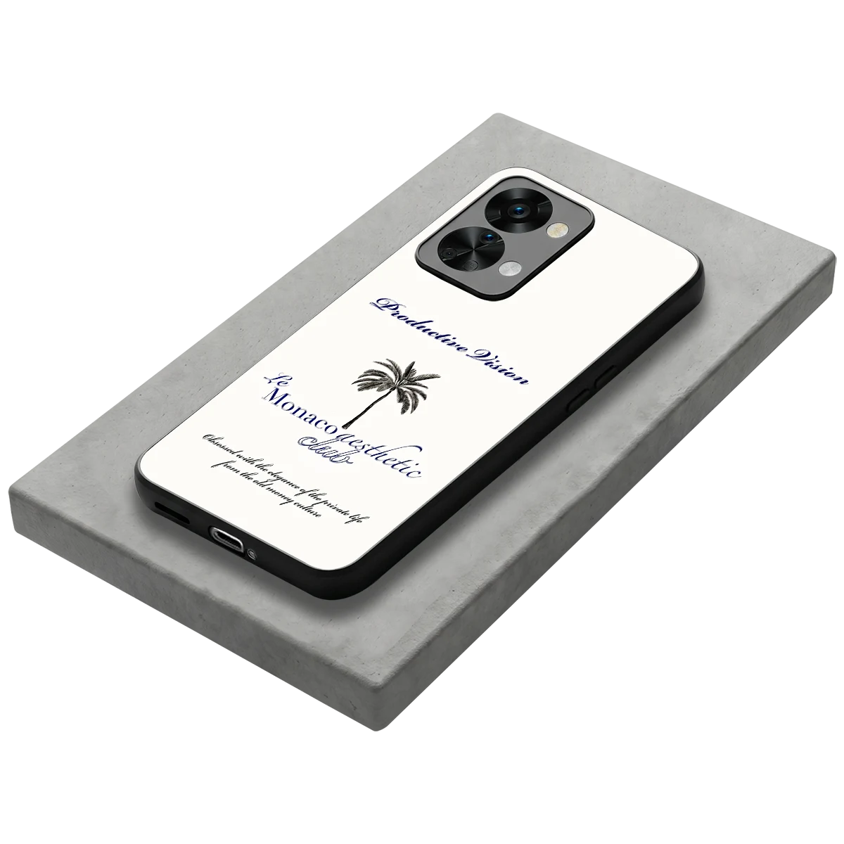 Monaco Aesthetic stylish phone case for oneplus nord 2t | glossy glass and slim fit