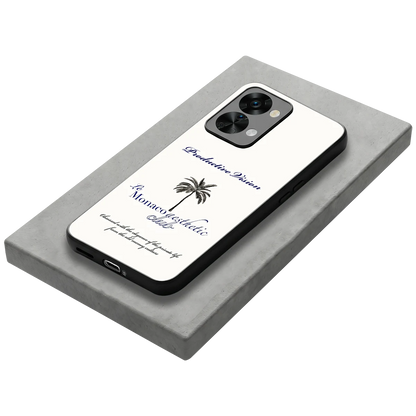 Monaco Aesthetic stylish phone case for oneplus nord 2t | glossy glass and slim fit