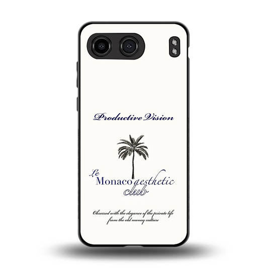 Monaco Aesthetic back phone cover | glass case for oneplus nord 4