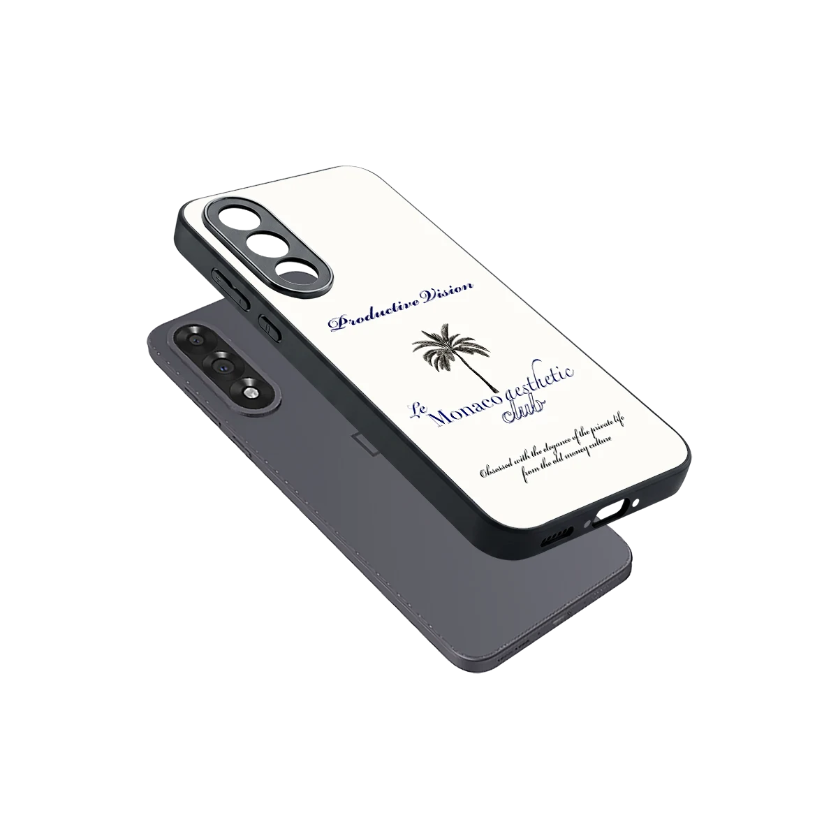 Monaco Aesthetic sleek oneplus nord 5 cover with tempered glass back and TPU edges