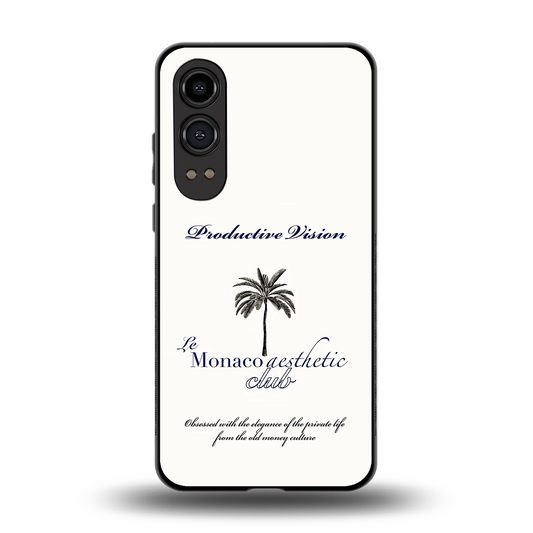 Monaco Aesthetic back phone cover | glass case for oneplus nord ce 4 lite