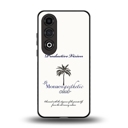 Monaco Aesthetic back phone cover | glass case for oneplus nord ce 4
