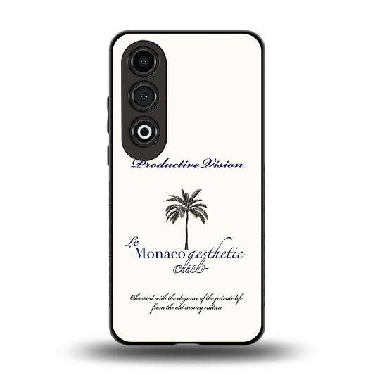 Monaco Aesthetic back phone cover | glass case for oneplus nord ce 4