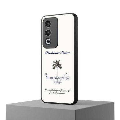 Monaco Aesthetic oppo a3 pro mobile cover | shockproof glass phone case
