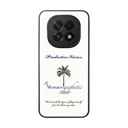 Monaco Aesthetic back phone cover | glass case for oppo f29 5g