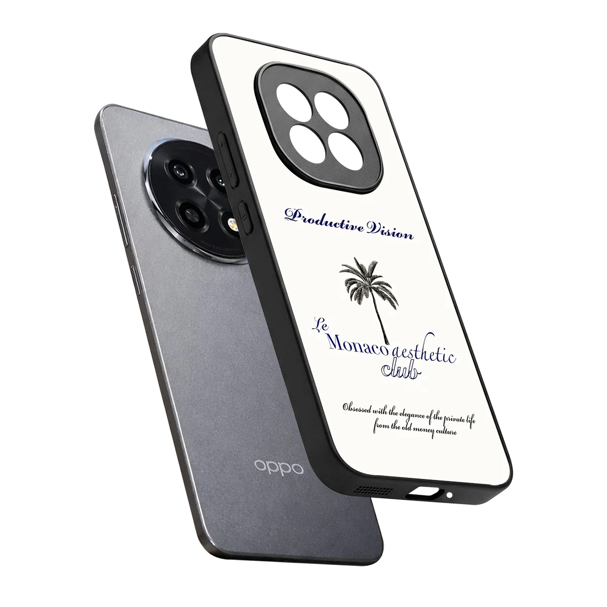 Monaco Aesthetic sleek oppo f29 pro 5g cover with tempered glass back and TPU edges