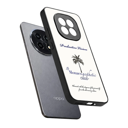 Monaco Aesthetic sleek oppo f29 pro 5g cover with tempered glass back and TPU edges
