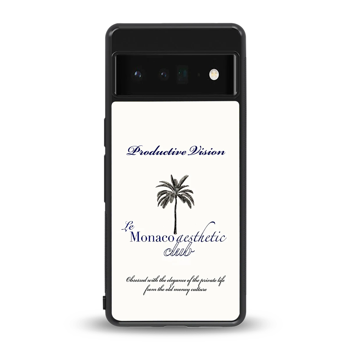 Monaco Aesthetic back phone cover | glass case for google pixel 6 pro