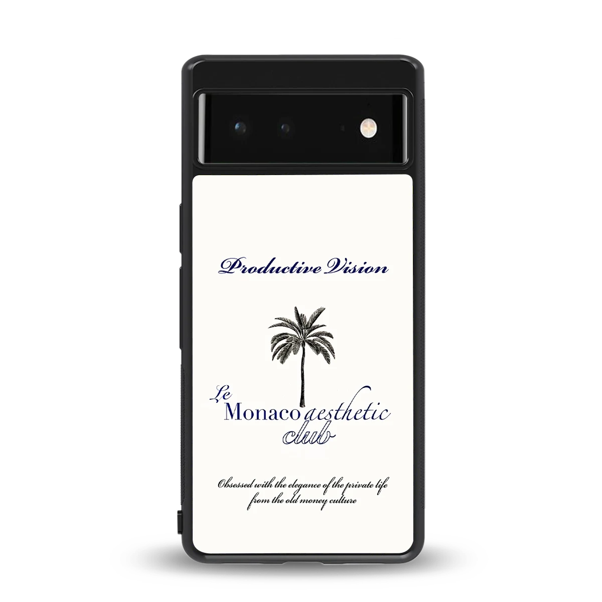 Monaco Aesthetic back phone cover | glass case for google pixel 6