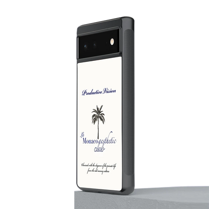 Monaco Aesthetic stylish phone case for google pixel 6 | glossy glass and slim fit