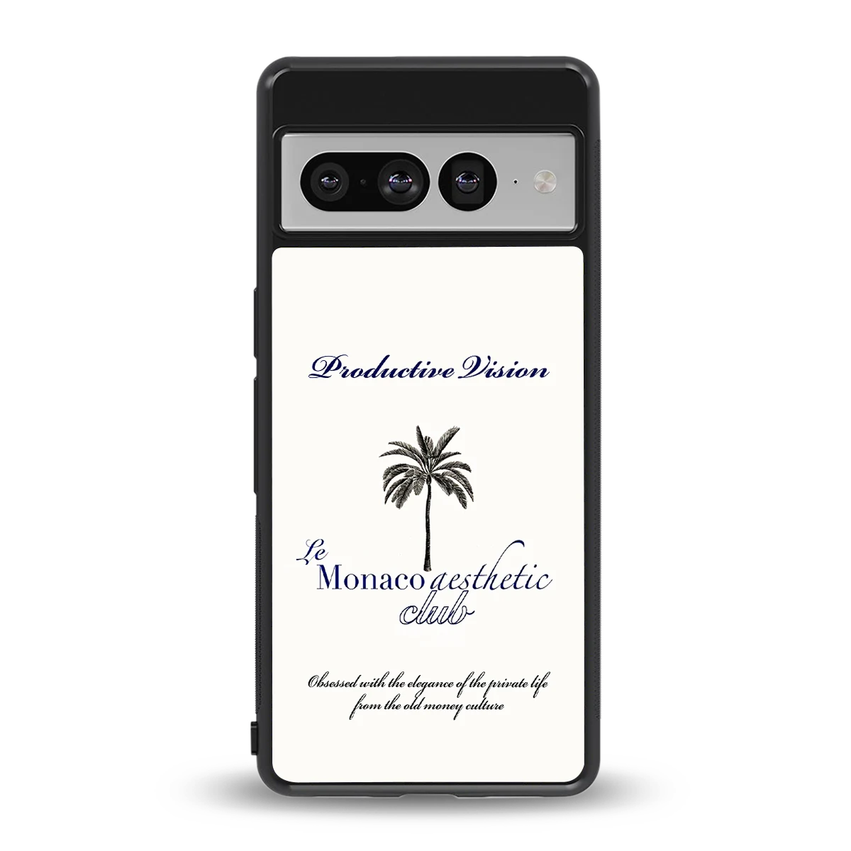 Monaco Aesthetic back phone cover | glass case for google pixel 7 pro