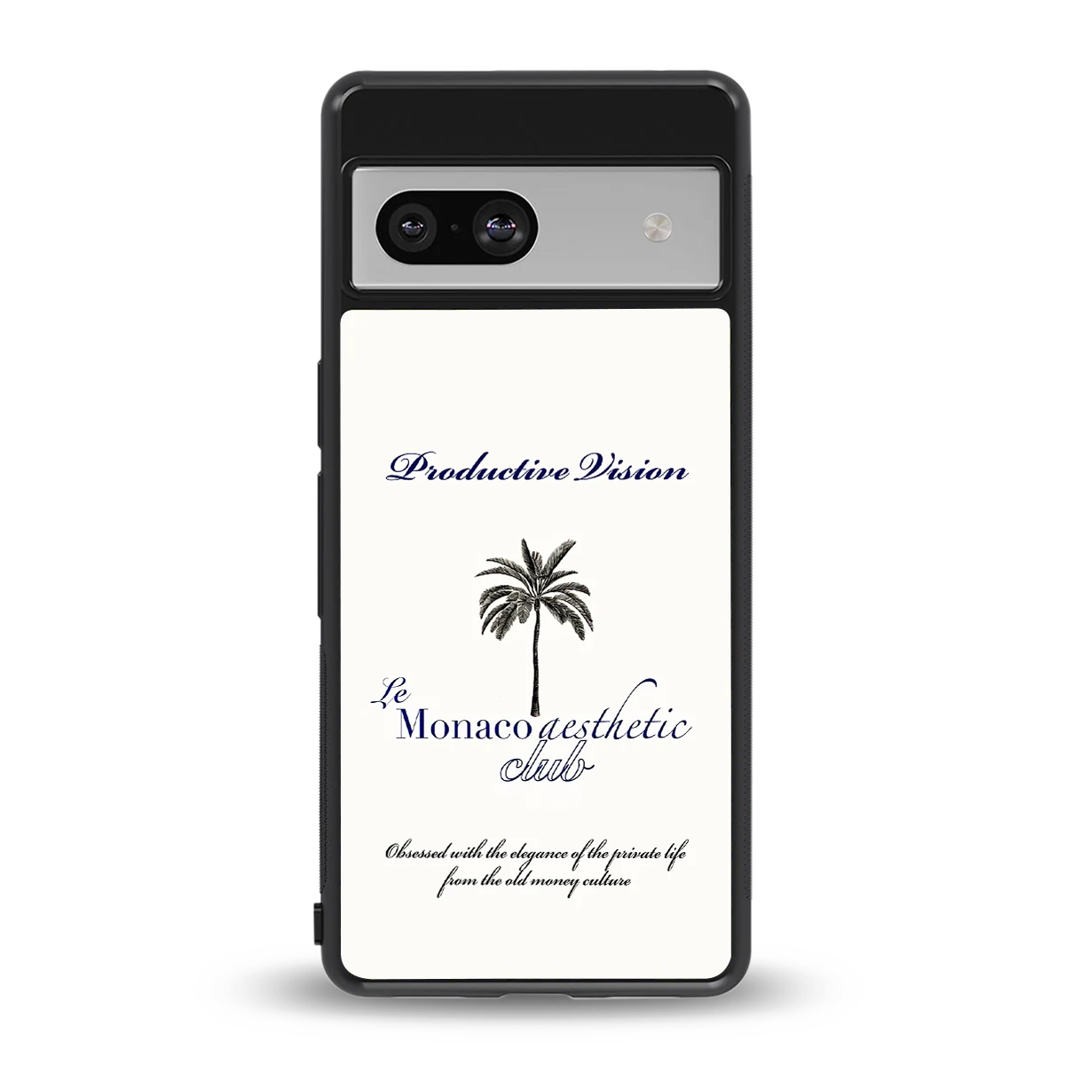 Monaco Aesthetic back phone cover | glass case for google pixel 7