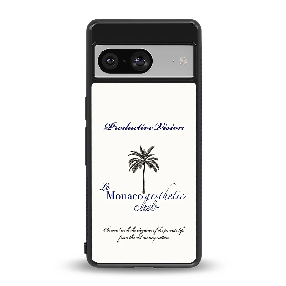 Monaco Aesthetic back phone cover | glass case for google pixel 8