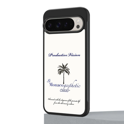 Monaco Aesthetic google pixel 9 pro mobile cover | shockproof glass phone case