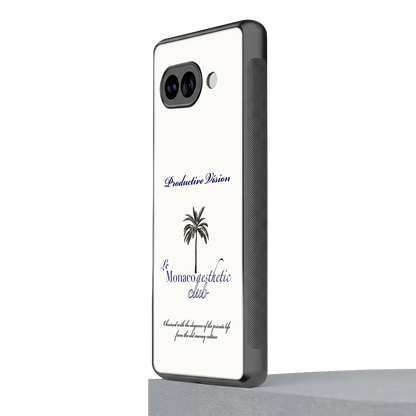 Monaco Aesthetic google pixel 9a mobile cover | shockproof glass phone case
