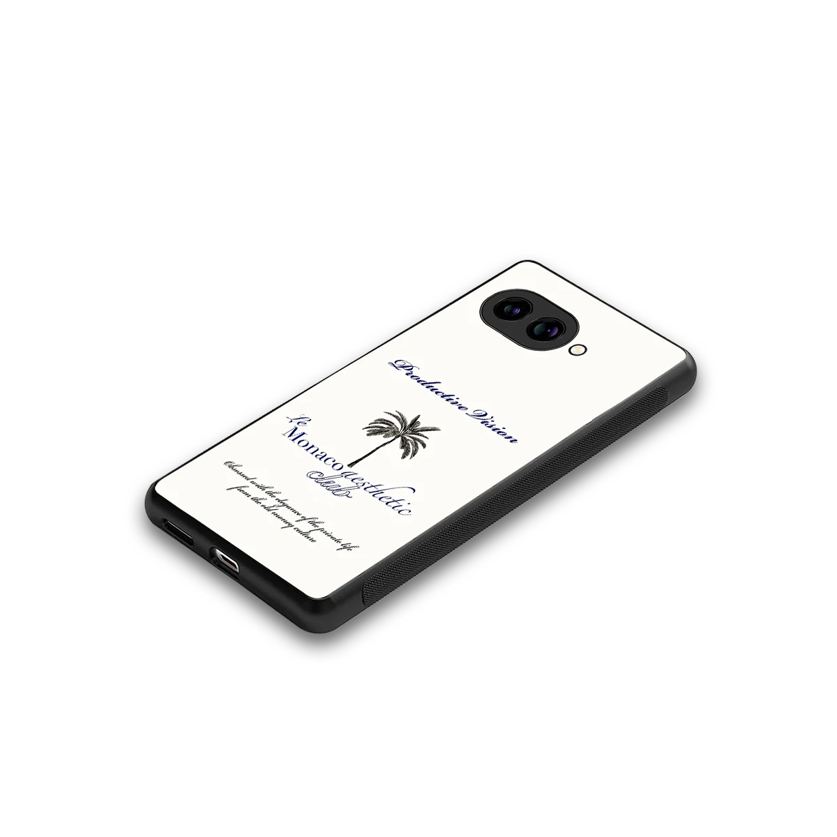 Monaco Aesthetic stylish phone case for google pixel 9a | glossy glass and slim fit