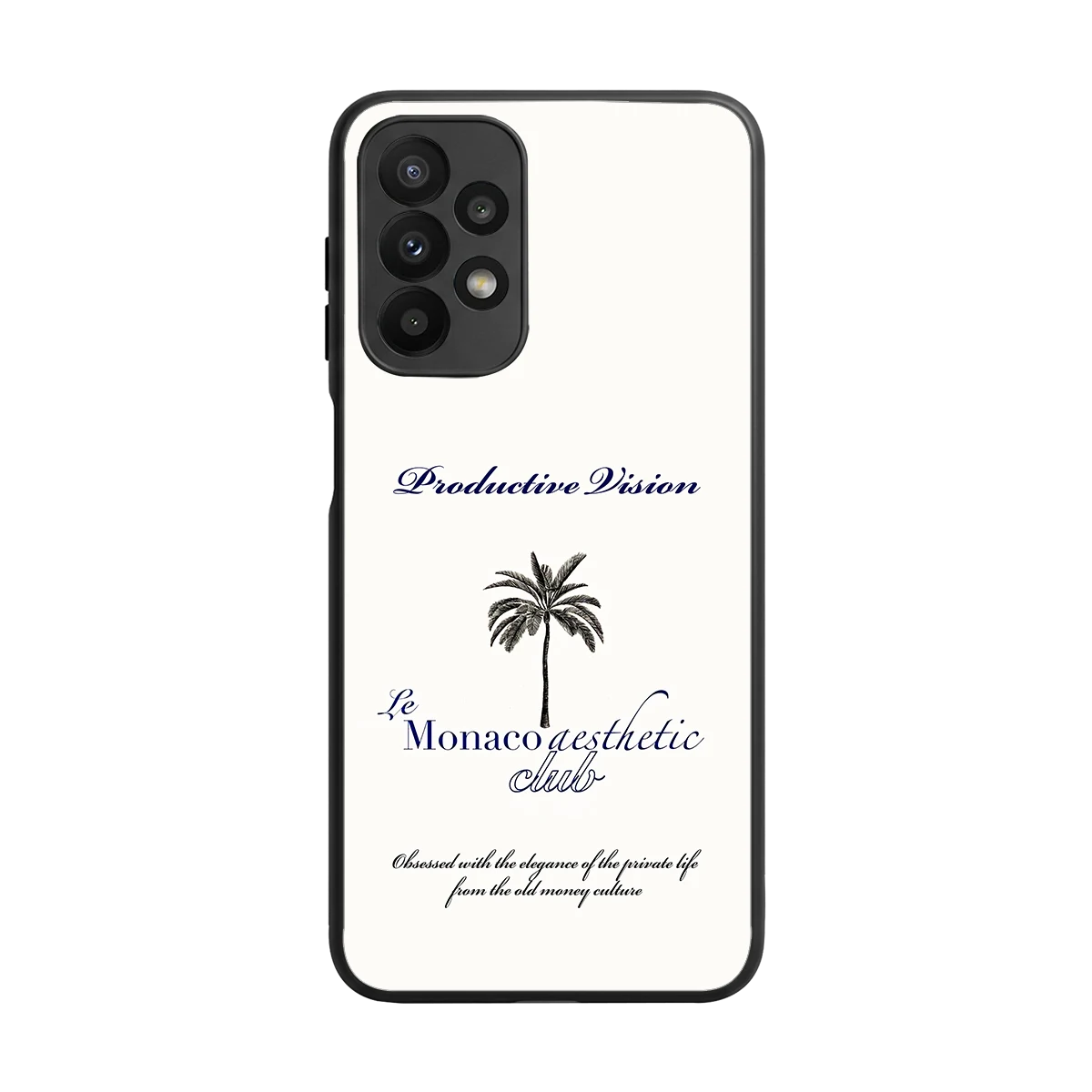 Monaco Aesthetic back phone cover | glass case for samsung galaxy a23