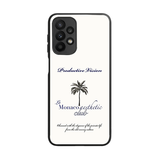 Monaco Aesthetic back phone cover | glass case for samsung galaxy a23