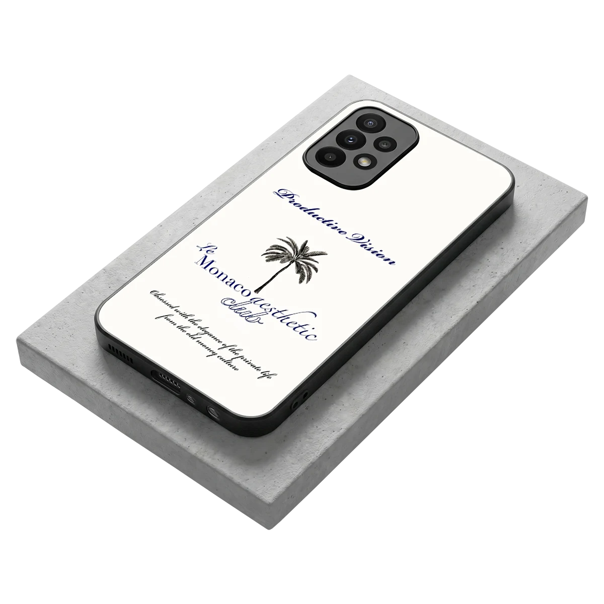 Monaco Aesthetic stylish phone case for samsung galaxy a23 | glossy glass and slim fit