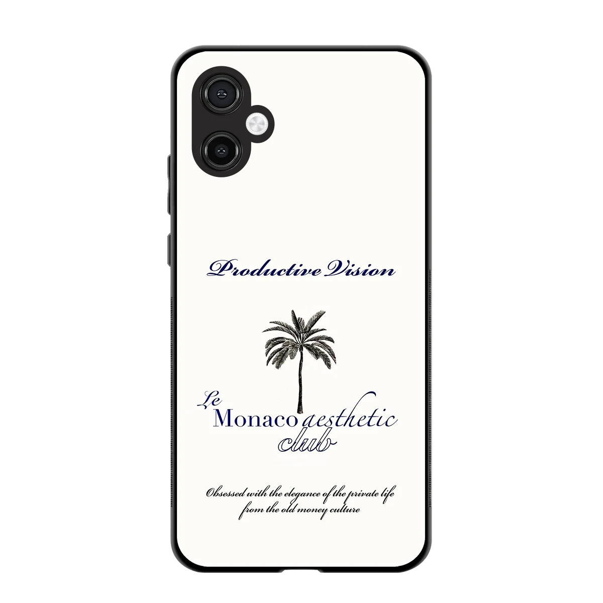 Monaco Aesthetic back phone cover | glass case for samsung galaxy a06 5g