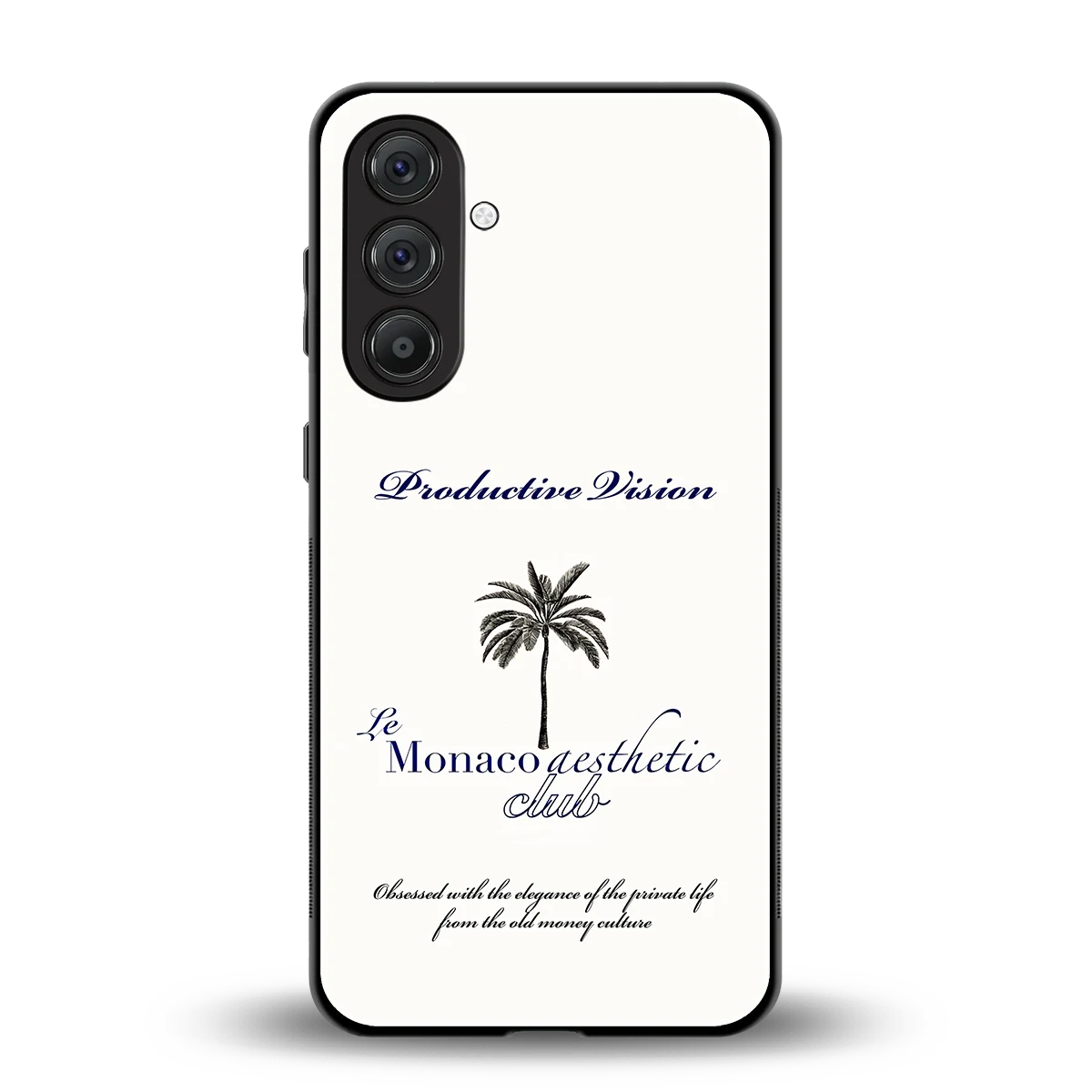 Monaco Aesthetic back phone cover | glass case for samsung galaxy a37 5g